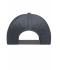 Unisex 6 Panel Air Mesh Cap Donkergrijs 8560