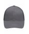 Unisex 6 Panel Air Mesh Cap Donkergrijs 8560