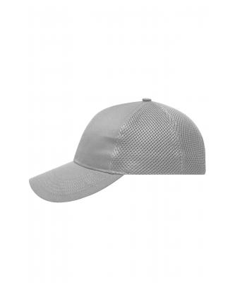 Unisex 6 Panel Air Mesh Cap Lichtgrijs 8560