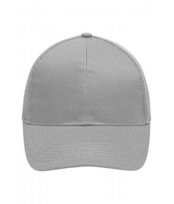 Unisex 6 Panel Air Mesh Cap Lichtgrijs 8560