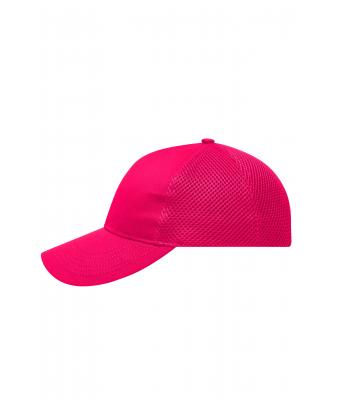 Unisex 6 Panel Air Mesh Cap Magenta 8560