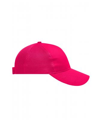 Unisex 6 Panel Air Mesh Cap Magenta 8560