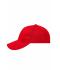 Unisex 6 Panel Air Mesh Cap Red 8560