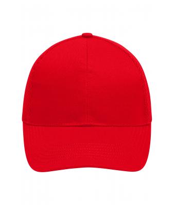 Unisex 6 Panel Air Mesh Cap Red 8560
