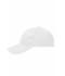 Unisex 6 Panel Air Mesh Cap White 8560