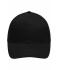 Unisex 6 Panel Air Mesh Cap Black 8560