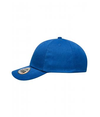 Unisex 6 Panel Heavy Brushed Cap Royal 8585