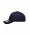 Unisex 6 Panel Heavy Brushed Cap Navy 8585
