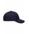 Unisex 6 Panel Heavy Brushed Cap Navy 8585