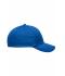 Unisex 6 Panel Heavy Brushed Cap Royal 8585