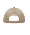Unisex 6 Panel Heavy Brushed Cap Light-khaki 8585