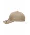 Unisex 6 Panel Heavy Brushed Cap Light-khaki 8585