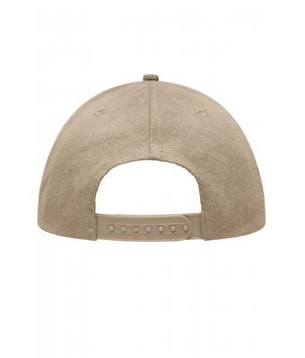 Unisex 6 Panel Heavy Brushed Cap Light-khaki 8585