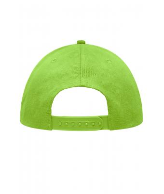 Unisex 6 Panel Heavy Brushed Cap Lime 8585