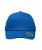 Unisex 6 Panel Heavy Brushed Cap Royal 8585