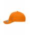 Unisex 6 Panel Heavy Brushed Cap Oranje 8585