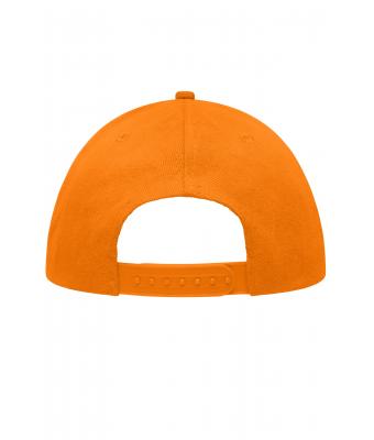 Unisexe Casquette lourde brossée 6 panneaux Orange 8585