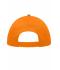Unisexe Casquette lourde brossée 6 panneaux Orange 8585