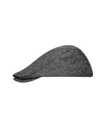 Unisexe Casquette dandy Gris-clair/noir 8631