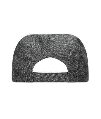 Unisexe Casquette dandy Gris-clair/noir 8631