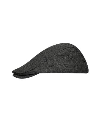 Unisex Dandy Cap Donkergrijs/zwart 8631