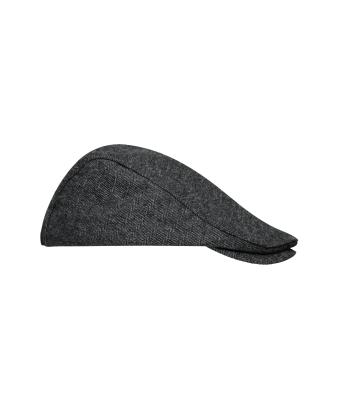 Unisex Dandy Cap Donkergrijs/zwart 8631