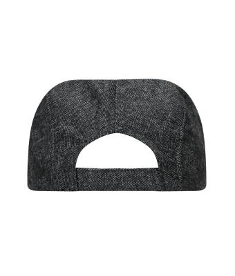 Unisex Dandy Cap Donkergrijs/zwart 8631