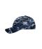 Unisex 6 Panel Camouflage Cap Denim/black 8688