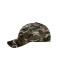 Unisex Șapcă de camuflaj cu 6 panouri Olijf/zwart 8688