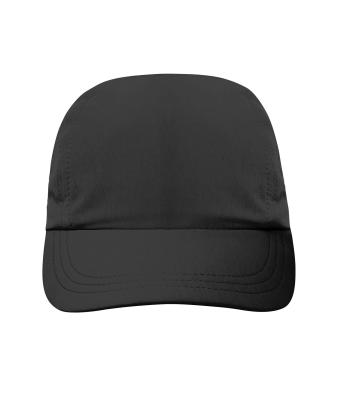 Unisex 3 Panel Cap Black 8689