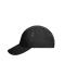Unisex 3 Panel Cap Zwart 8689