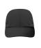 Unisex 3 Panel Cap Zwart 8689