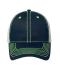 Unisex 6 Panel Mesh Cap Navy/kiwi/white 8695