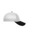 Unisexe Casquette sans couture Blanc/noir 8737