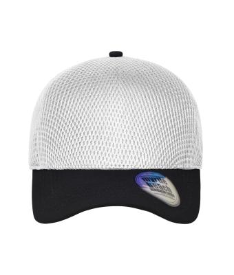 Unisexe Casquette sans couture Blanc/noir 8737