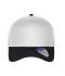 Unisexe Casquette sans couture Blanc/noir 8737