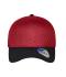 Unisexe Casquette sans couture Rouge/noir 8737