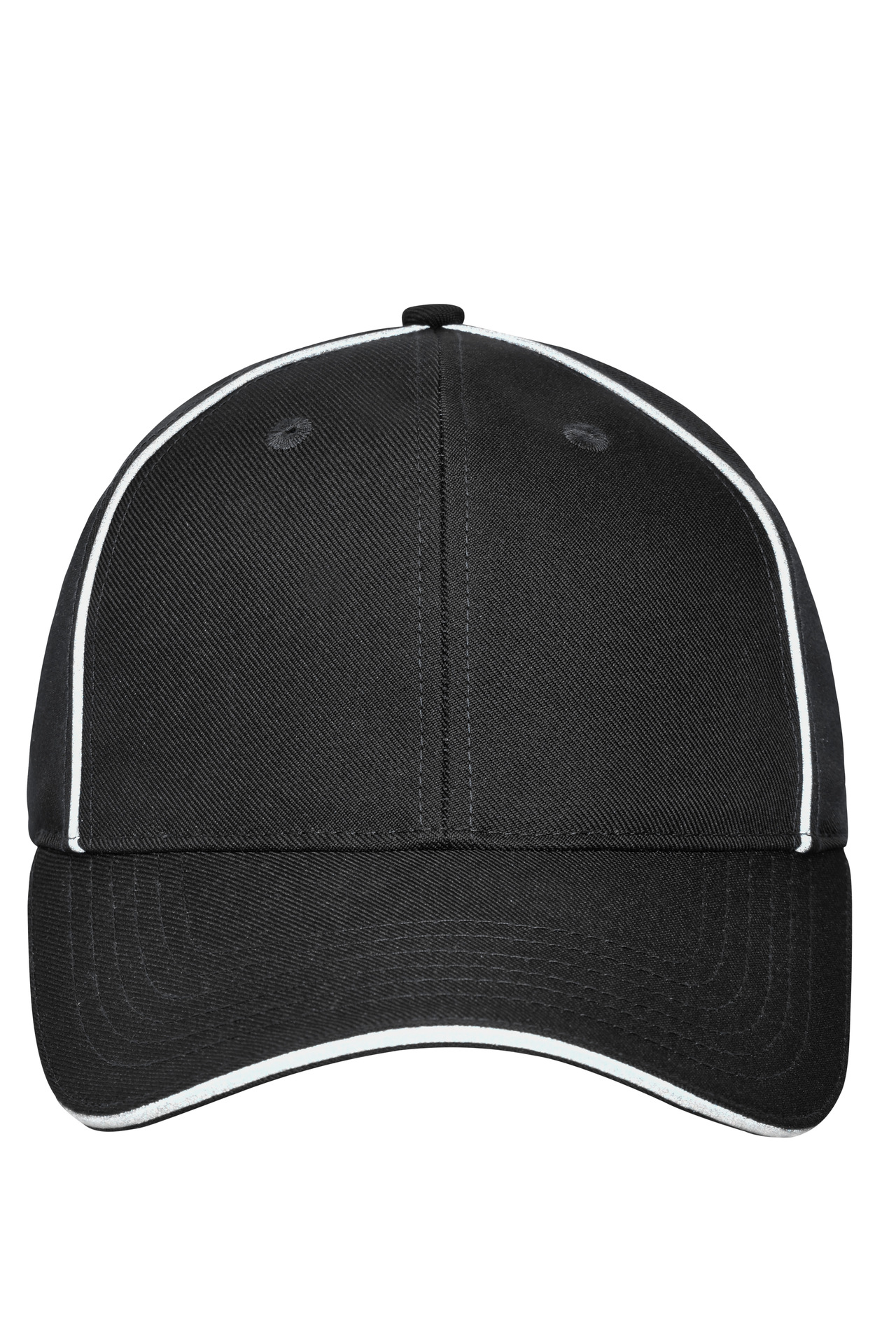 Unisex 6 Panel Workwear Cap - SOLID - Black-Daiber