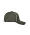 Unisex 6 Panel Workwear Cap - SOLID - Olive 10223