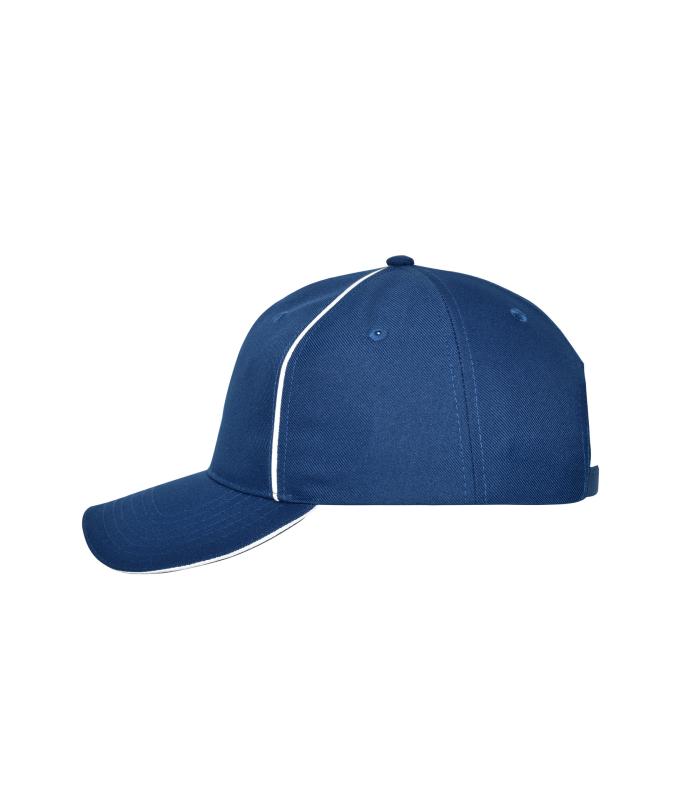 Unisex 6 Panel Workwear Cap - SOLID Donkerroyal 10223
