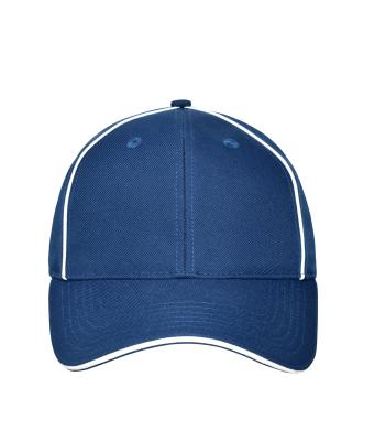 Unisex 6 Panel Workwear Cap - SOLID Donkerroyal 10223