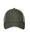 Unisex 6 Panel Workwear Cap - SOLID Olijf 10223