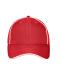 Unisex 6 Panel Workwear Cap - SOLID Red 10223