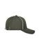 Unisex 6 Panel Workwear Cap - SOLID Olijf 10223