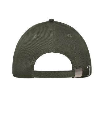 Unisex 6 Panel Workwear Cap - SOLID Olijf 10223