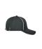 Unisex 6 Panel Workwear Cap - SOLID Carbon 10223