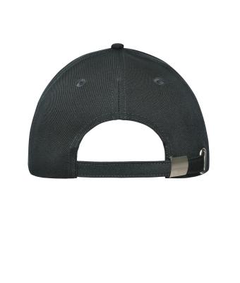 Unisex 6 Panel Workwear Cap - SOLID Carbon 10223