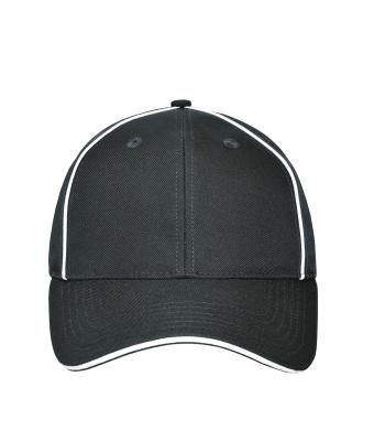 Unisex 6 Panel Workwear Cap - SOLID Carbon 10223
