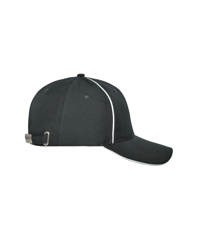Unisex 6 Panel Workwear Cap - SOLID Carbon 10223