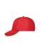 Unisex 6 Panel Workwear Cap - COLOR - Red 10224